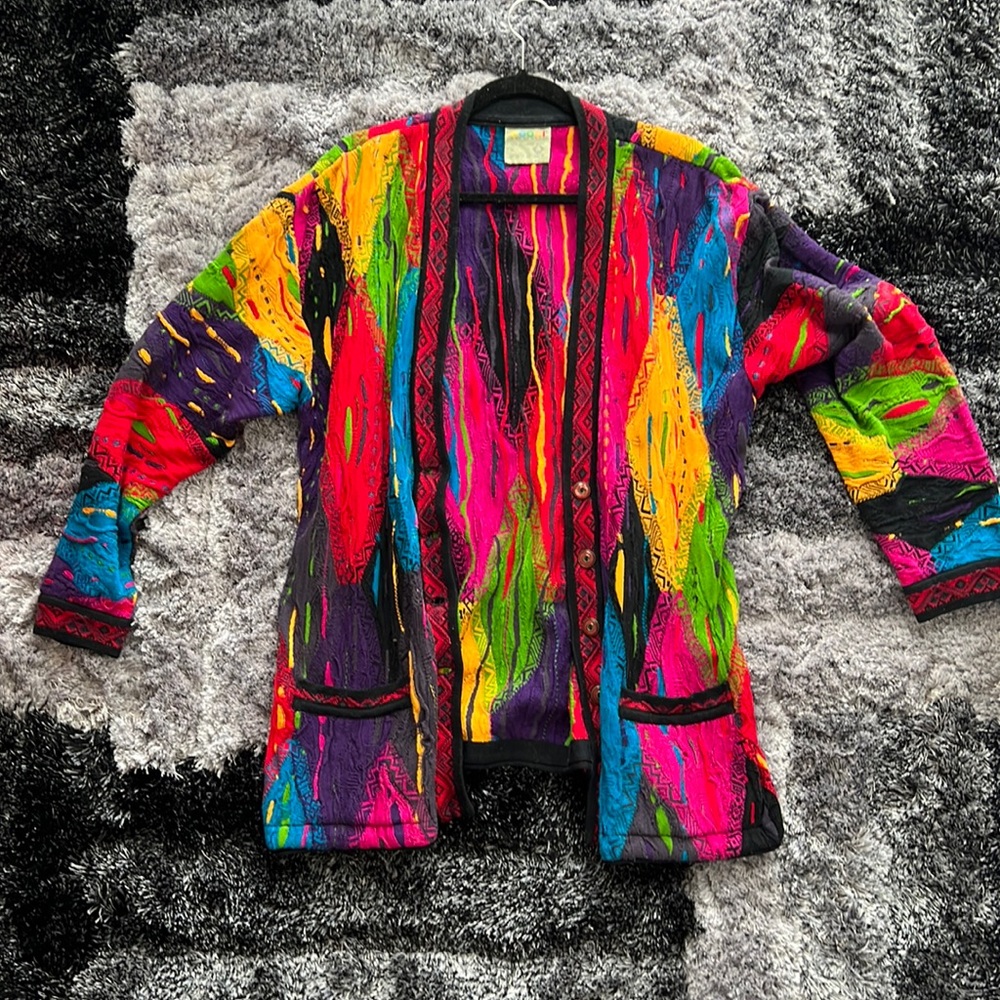 Coogi Cardigan Sweater